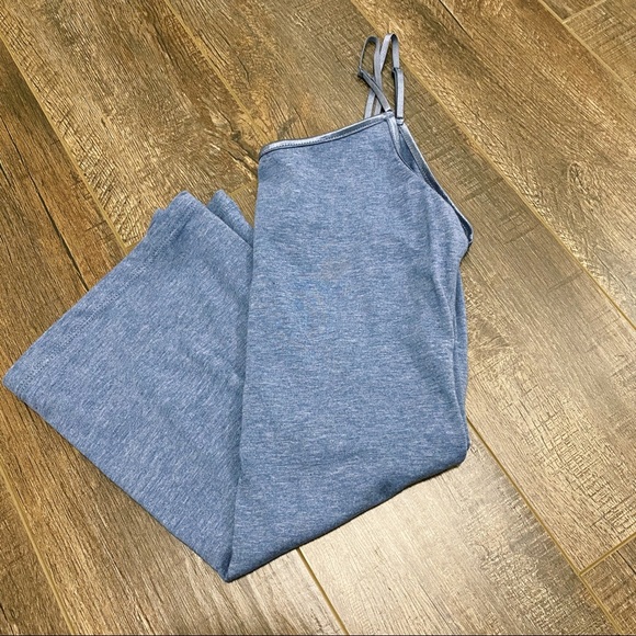 Ambiance Apparel Blue Camisole Top Blue Cami Basic Undershirt Size Large - Picture 5 of 6